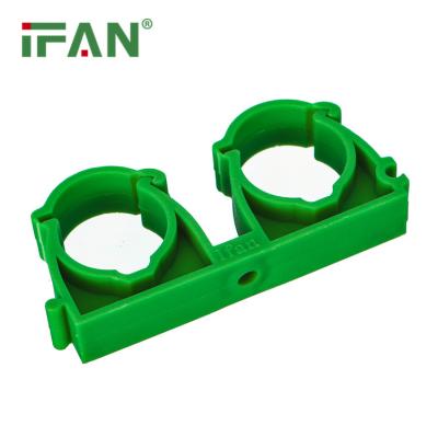 China High Quality Green Color 20-32mm Plastic Ppr Pipe Fitting Flange From PPR Ifan China Supplier Cuts Ppr Pipe Fitting for sale