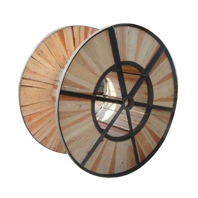 China Coiling steel and wooden spool cable drum with 2240mm flange for sale