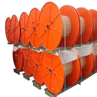 China Cable Reel 100 High Quality Punching Steel Winding Machine Used For Coiling Wire Iron Cable Reel 100 Mm Wire Rolls Wheels for sale