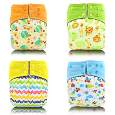 China Custom Printed Baby Diaper Pants Eco-Friendly Bamboo Cloth Diapers Cloth Diapers Waterproof Sleepy Washable Charcoal Diaper Wholesale for sale