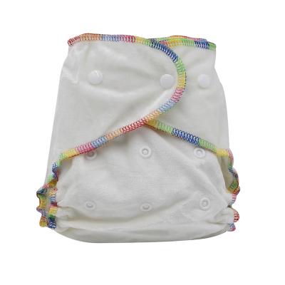 China COINYOUNG Comfort Design All Velvet Printed Cotton In One Size Fitted Reusable Cloth Diaper for sale