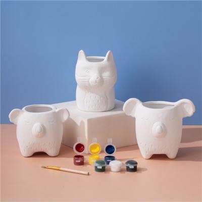 China Safety Hot sell DIY animal painting kit drawing toy ceramic arts and crafts diy toys educational toys for kids for sale