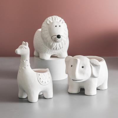 China Safety Cute Animal Ceramics 3D Creativity DIY Handmade Craft Arts Drawing Toy Kit For Kids for sale