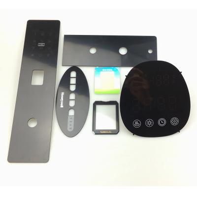 China Guangdong Smart Factory Custom Electronic Lock Appliances Graphic Overlay Touch Screen Front Panel Digital Switch for sale