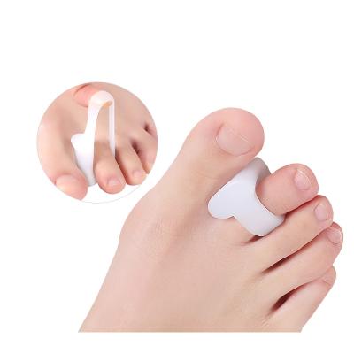 China Durable Silicone Orthotic Gel Foot Hallux Valgus Foot Care Device Single Single Toe Separator Bunion for sale