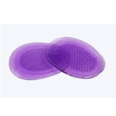 China Flexible High Heel Shoes Forefoot Massage Pain Relief Silicone Stick Foot Pads for sale