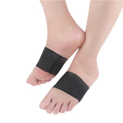 China Alibaba Flexible Wholesale Best Selling Black Nylon Flexible Foot Arch Support Sleeve Sports Feet Pads for sale