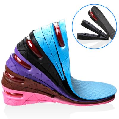 China Wholesale Reusable 2 Layer PVC Material 5cm Mens Shoe Elevator Insoles Increase Height for sale