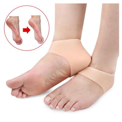 China Flexible Reusable Flexible Soft Silicone Medical Grade SEBS Heel Protector for sale