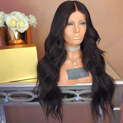 China Body wave hair wigs lace wigs 100 virgin hair chevron natural body wave wigs full lace up natural brown for sale