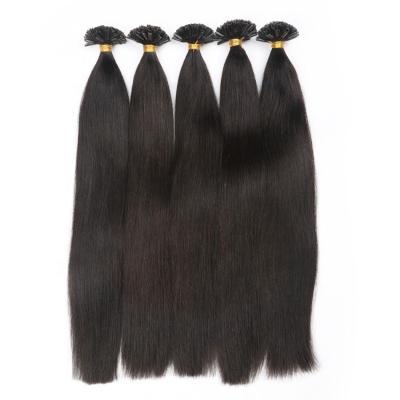 China Wholesale I/u/flat/v Hair Extension U Tip Hair Extensions Straight Human Hair Tip Real Virgin Raw for sale