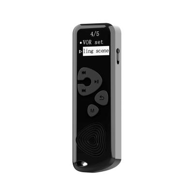 China Espia Oculto Powerful Audio Professional Microphone Spy Meeting Noise Reduction Voice Recorder Player Function Hidden Tiny Mp3 Players Class Black for sale