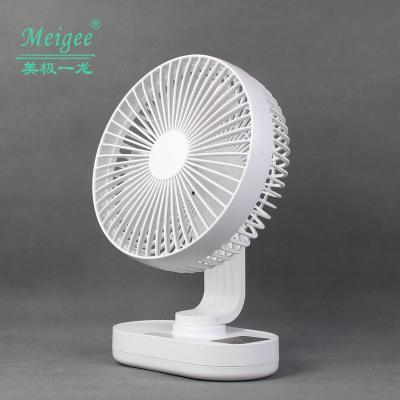 China Hotel 8-INCH RECHARGEABLE LED FAN WITH BATTERY for sale