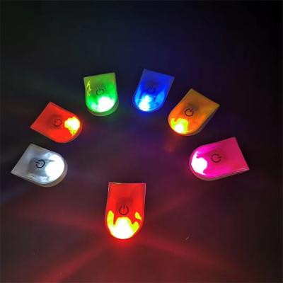 China Safety Tearable Led Flashing Magnetic Led Light With Clip , Led Reflective Magnet Clip for sale