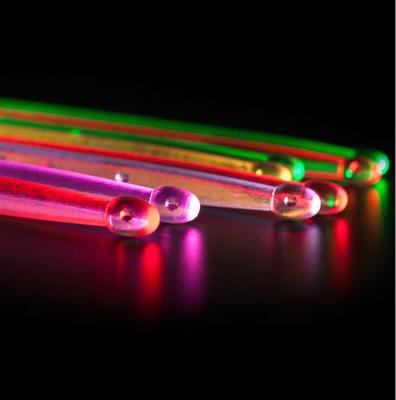 China Strong And Unbreakable Factory Wholesale Multicolor LED Light Up Drumstick With Changing Lighting Effects for sale