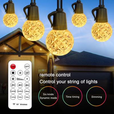 China 15M Lovely String Lights 20bulb String Lights Outdoor Waterproof Led Solar Garden Yard Christmas Lights Lamp for sale