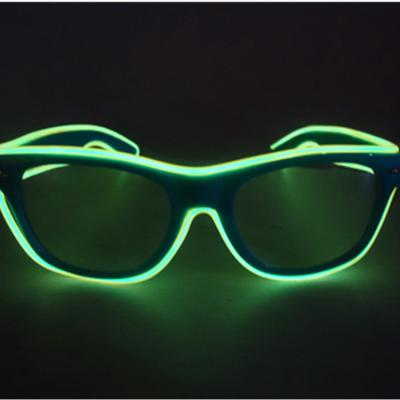 China Concert Nightclub Props Light Up Glasses with EL Wire for Halloween, Festival, Delirium for sale