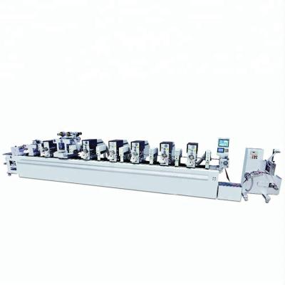 China Label Printing Semi Rotary Letterpress Label Printing Machine With UV Varnishing for sale