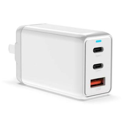 China Young/Old 65W Promotional Power 2 Usb C Ports 1 Standard USB-A Port Gan Usb Multiport Charger Adapter for sale