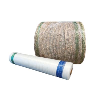 China Hay Wrap Minimum Length Guaratee Well-knit Customized Hay Silage Bale Net Wrap Hay Slow Feed Round Wrap Fully Covered Bale for sale