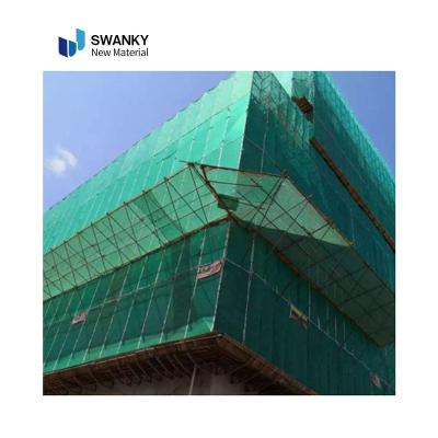 China 5 Years Factory Price HDPE Green Blue Debris Netting Construction Safety Scaffolding Nets Providing Protection for sale