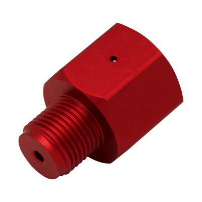 China Standard ALLOY Aluminum Alloy Material Paintball Or CO2 Soda Cylinder Mini Tank Adapter Connector Disposable for sale