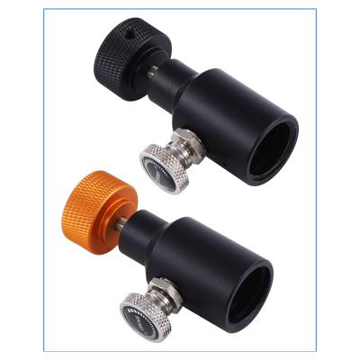 China Durable CO2 Tank Cylinder Black Refill Filling Adapter With Release Valve For Home Soda Maker Machine for sale