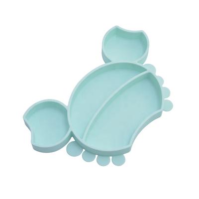 China BPA free non slip suction high quality bpa free silicon baby feeding set children eating bowl KD-A19 for sale