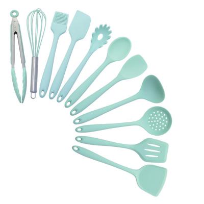 China Hot Selling Viable Silicone Kitchenware 3pcs Household Spoon Spatula Cooking Kitchen Utensils Set for sale