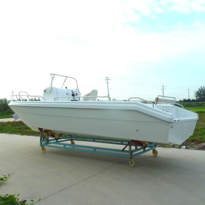 China Waterwish Fishing QD 25 OPEN 7.65m Small Fiberglass Fishing Boat for sale