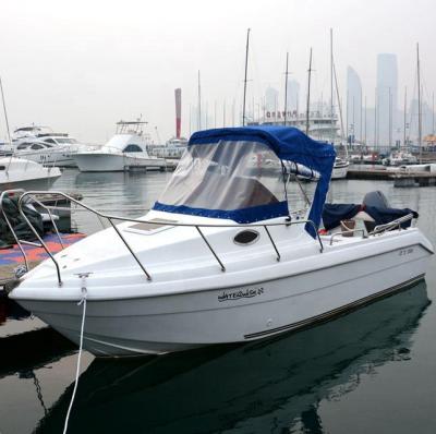 China Hot Sale 7.65m Pleaure Fiberglass Pleaure Speed ​​Yacht Hot Sale 7.65m Fiberglass Pleaure Speed ​​Yacht for sale