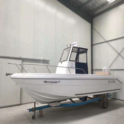 China Waterwish QD 25 FRP OPEN Fishing Boat Fishing for sale