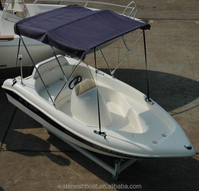 China Fiberglass WATERWISH OPEN QD 12 Small Fishing Boat For Sale for sale