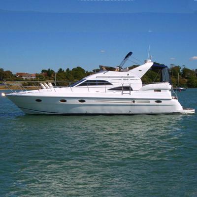 China Finshing QD43 FT Fiberglass Inboard Cabin Cruiser Motorboat for sale