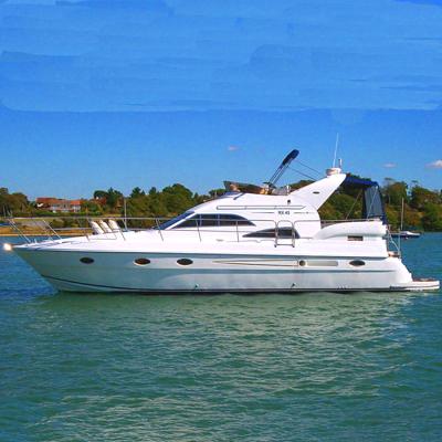 China Luxury Fiberglass WATERWISH QD 43 YACHT Yacht Boat for sale