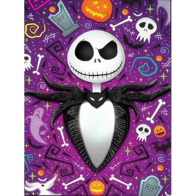 China Modern Full Square Around Cartoon Halloween Needlework Painting By Numbers Cross Stitch Diamond Crystal Wall Art 5d DIY Diamond Painting for sale