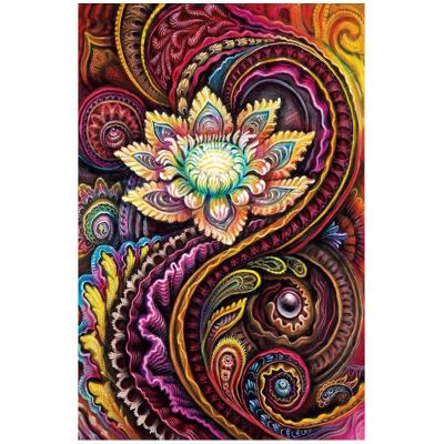 China Modern Wholesale Full Square Around The Drill Demon Flower Stitch Wall Decoration Diy Diamond Embroidery Paintings for sale