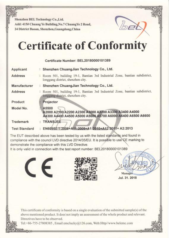 CE - Shenzhen Transjee Technology Co., Ltd.