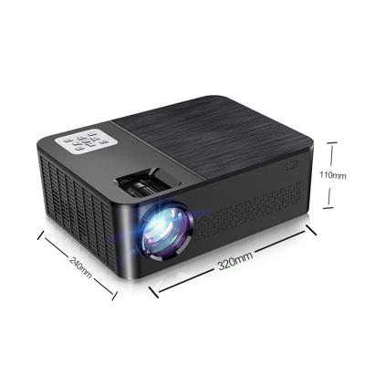 China Internet Full HD 1080p Built-in Portable Android Projector for Home Entertainment with WiFi BT Miracast LED Projector for sale