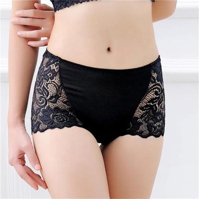 China Sexy Lace Mesh Panties Seamless Transparent Panties Antibacterial Women's Underwear for sale