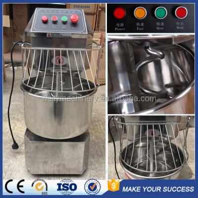 China Bakery Premium Stainless Steel Whole 8kg~50kg Industrial Dough Spiral Mixer With Low Price for sale