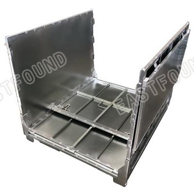 China Chemical Industries Collapsible Metal Plate Intermediate Bulk Containers for sale