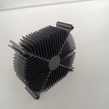 China Structure and decoration Custom Heatsink Large Round Extruded Aluminum Profiles Industrial Sunflower Profile Radiator Cooler for sale