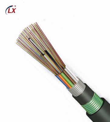 China Telecom communication high quality outdoor direct burial heavy armored fiber optic cable with double sheath GYTA53 for sale