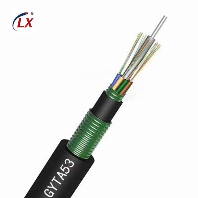 China High Quality Outdoor Heavy Armored Telecom Communication Fiber Optic Cable GYTA53 for sale