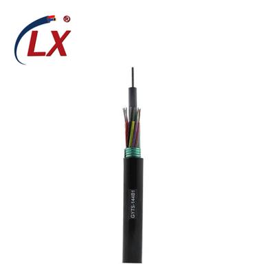 China Outdoor Fiber Optic Cable Custom 2 288 Core Single Or Multi Mode Loose Tube GYTS Loose Armored Fiber Optic Cable For Outdoor Installation for sale