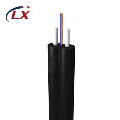 China Telecom Communication Wholesale Price FTTH Arc Type 1 2 Indoor 4 Core Single Mode FTTx Fiber Optic Drop Cable GJYXFCH With Metal Core Carrier for sale