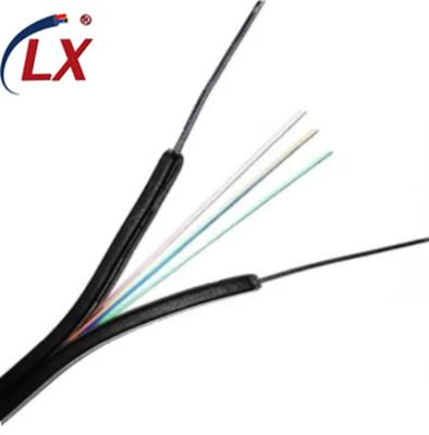 China Telecom Communication Wholesale Price FTTH Arc Type 1 2 Indoor 4 Core Single Mode FTTx Fiber Optic Drop Cable GJYXFCH With Metal Core Carrier for sale