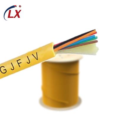 China Telecom Communication Wholesale Price 1 2 4 Core Single Mode GJFJV Indoor Fiber Optic Cable With Metal Core Strength Member for sale