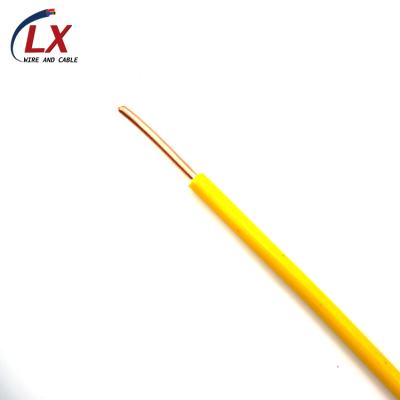 China Construction 1.5mm pure copper soild single core electrical cable for home wiring H07V-U for sale